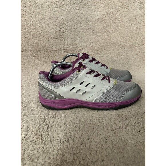 Vionic Venture Gray Purple Athletic Walking Running Shoes Sneakers Women’s 9.5 - Picture 1 of 9